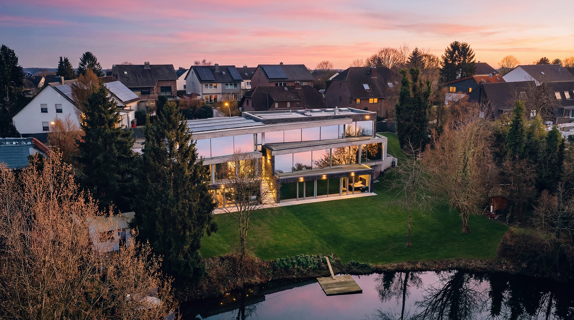 THE MANSION - Aerial View
